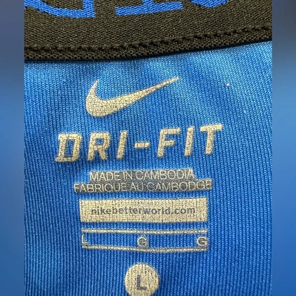 Nike dri-fit crop blue leggings - Picture 5 of 6